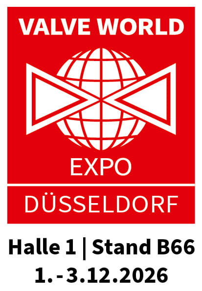 Logo der VALVE WORLD EXPO 2026 in Düsseldorf