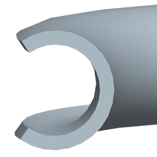 Metall-C-Ring für Außendruck
